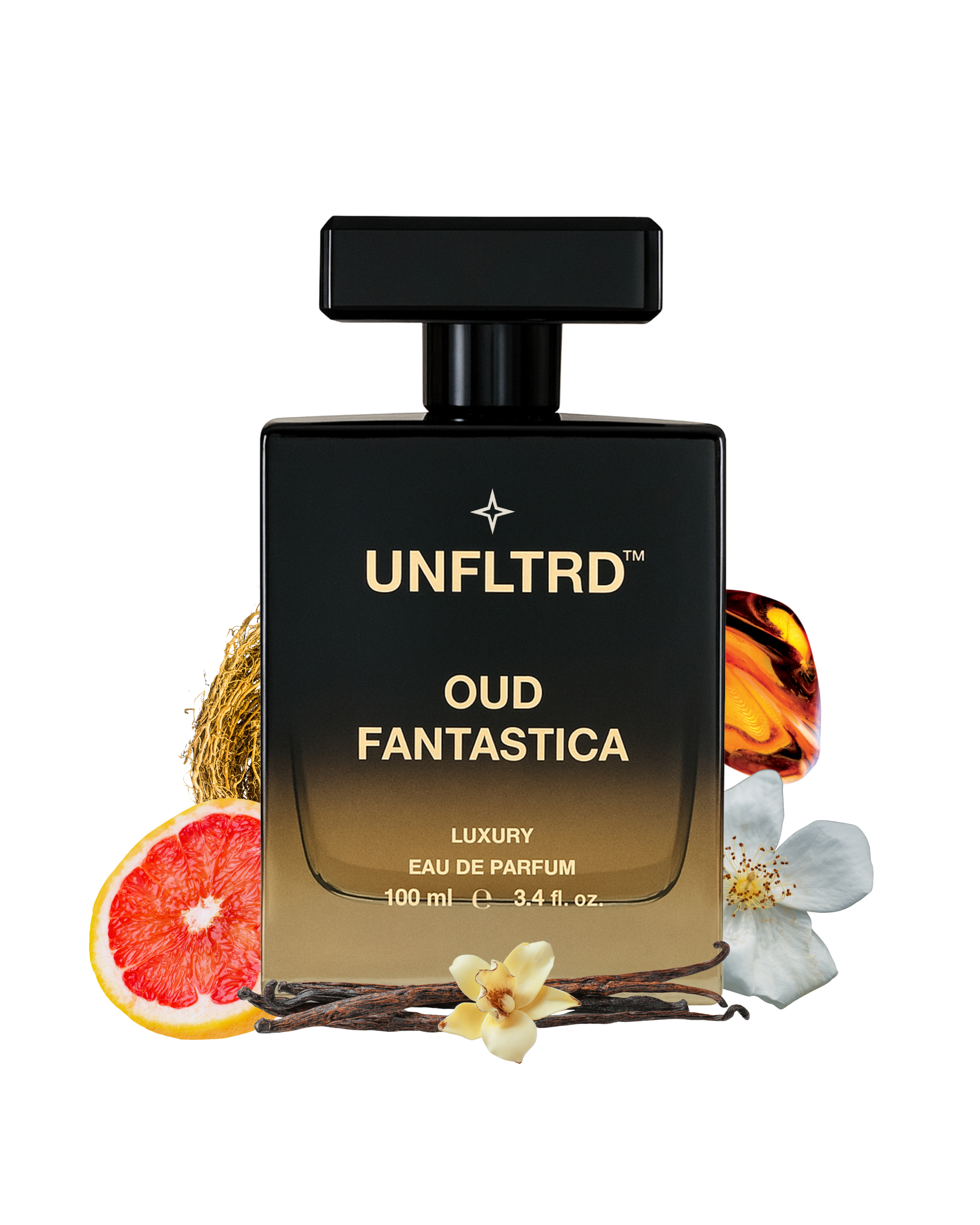 OUD FANTASTICA – EAU DE PARFUM | 100 ML | UNISEX | Classy | Woody | Spicy | Rich Amber | Spicy Grapefruit | Vetiver | Oud | Tobacco | Vanilla | Musk
