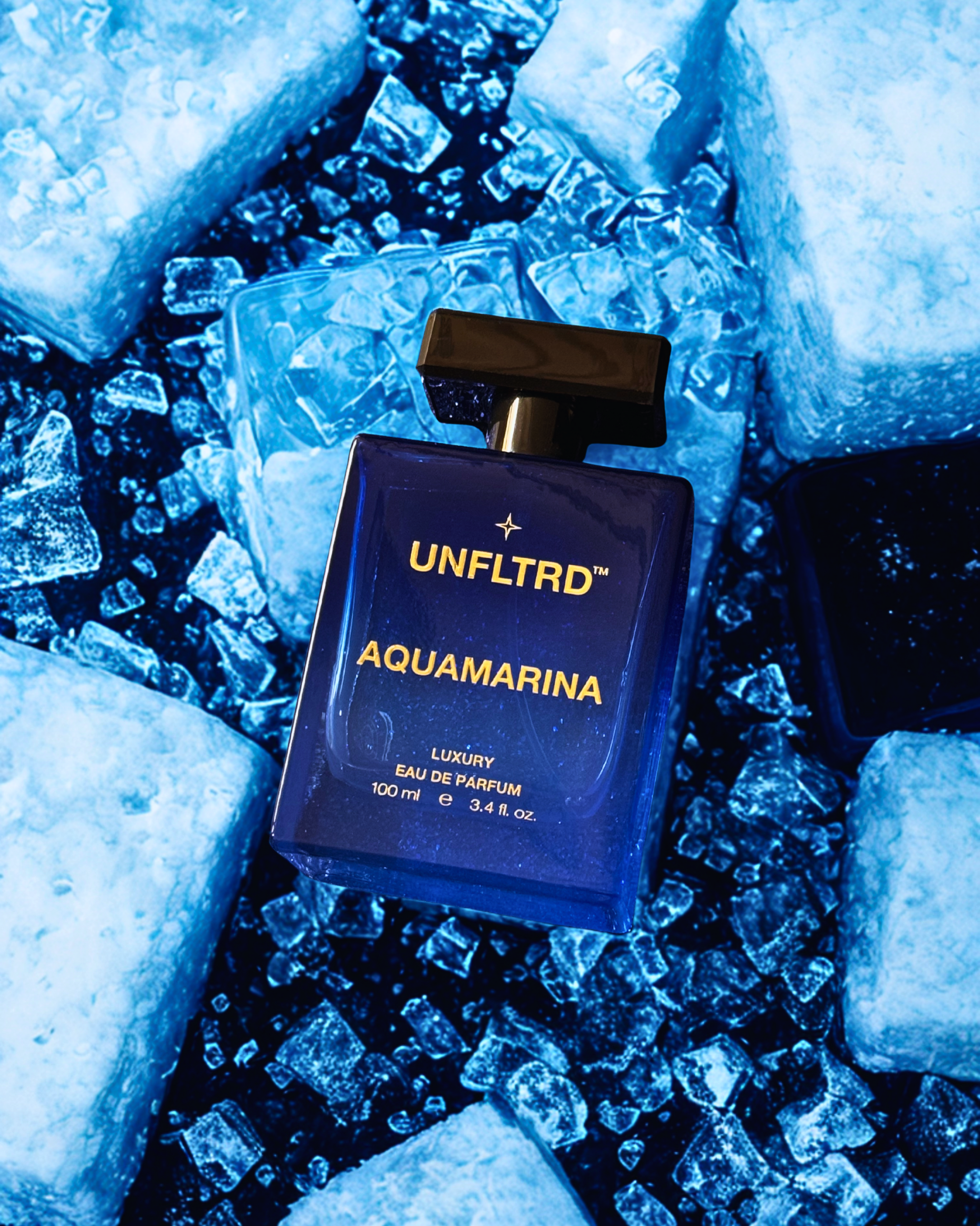 AQUAMARINA –  EAU DE PARFUM | 100 ML | UNISEX | Fresh | Aquatic | Marine | Fougere | Ozonic Aqua | Cypress | Cedar Wood | Sea Salt | Cashmere | Amber