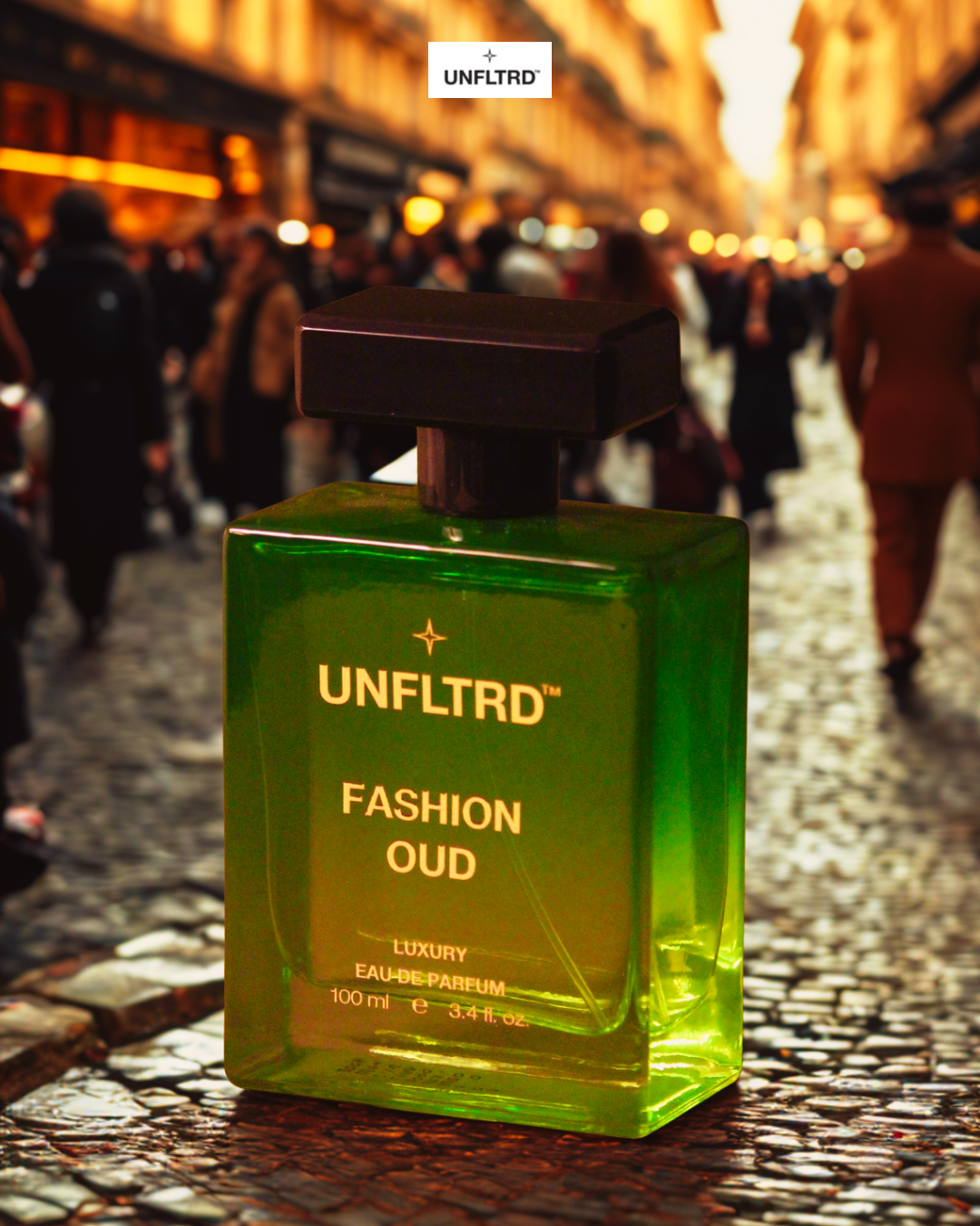 FASHION OUD – EAU DE PARFUM | 100 ML | UNISEX | Floral | Musky | Smoky | Spicy Clove | Bergamot | Rose | Cypriol | Patchouli | Leather